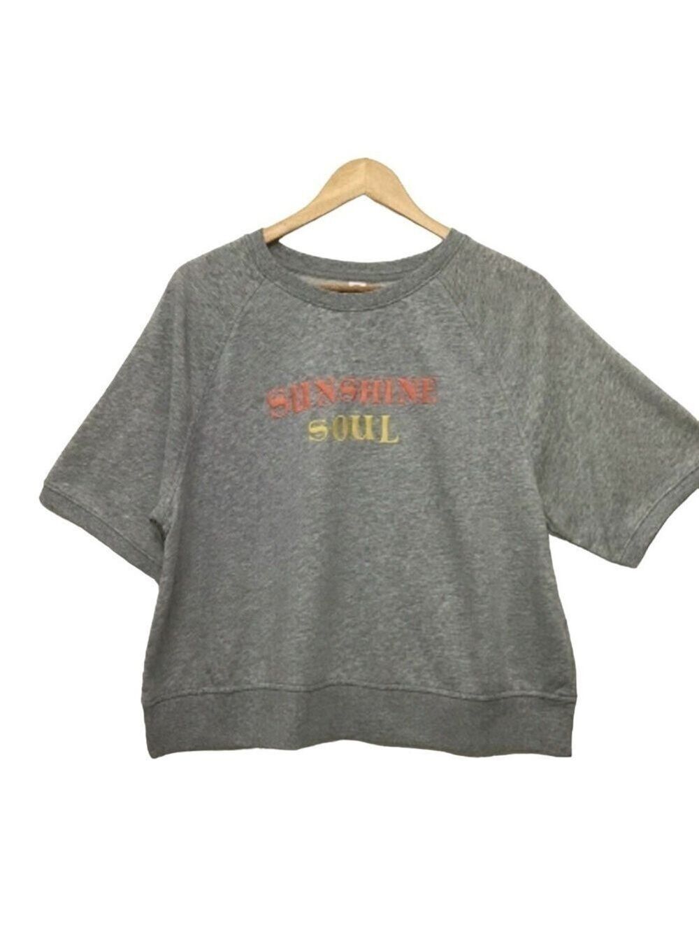 Nwt old Navy crop top sweatshirt short sleeves Large boxy pull over fleece